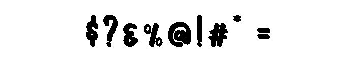 Humbled Font OTHER CHARS