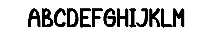 Humbled Font UPPERCASE