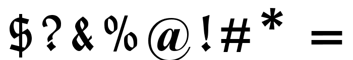 HumboldtFrakturUNZ1L Italic Font OTHER CHARS