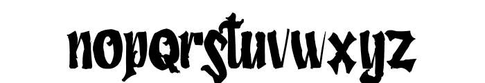 Humingson Rough Font LOWERCASE