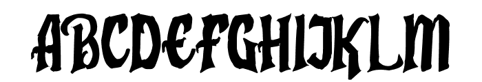 Humingson Rough Font UPPERCASE
