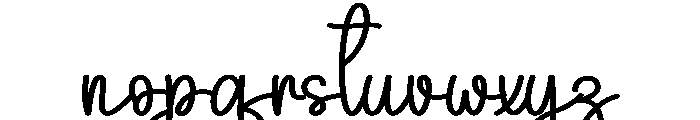 Humming1 Font LOWERCASE