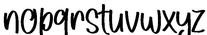 Humongous Demo Font LOWERCASE