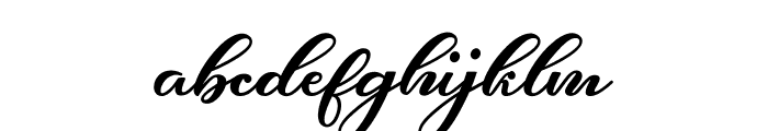 Hunkydory Font LOWERCASE