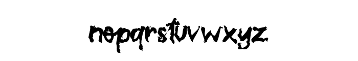 Hunster Monster Font LOWERCASE