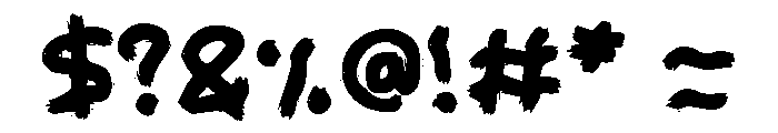 Hunting Night Font OTHER CHARS