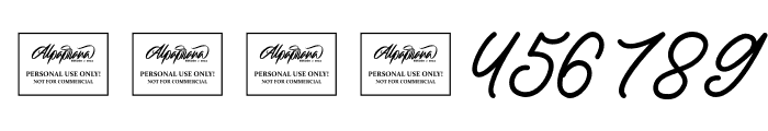 Hunting Script Font OTHER CHARS