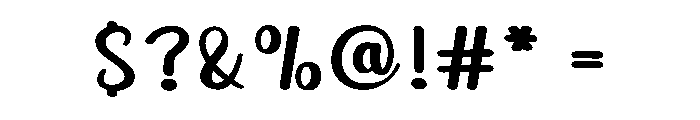 Hunting Season Font OTHER CHARS