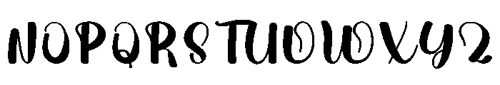 Hunting Season Font UPPERCASE