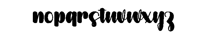 Hunting Season Font LOWERCASE