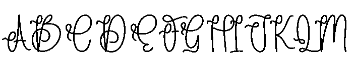 Hunting1 Font UPPERCASE