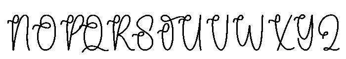 Hunting1 Font UPPERCASE