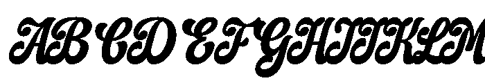Huntinghat Personal Use Font UPPERCASE