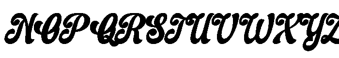 Huntinghat Personal Use Font UPPERCASE