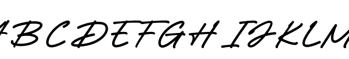 Huntley Signature Font UPPERCASE