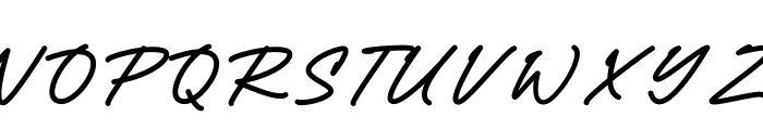 Huntley Signature Font UPPERCASE