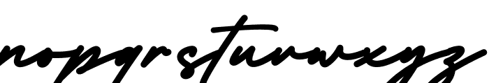 Huntley Signature Font LOWERCASE