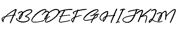 Hursttom Randolph Font UPPERCASE