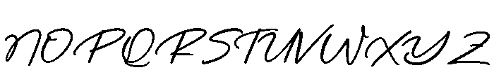 Hursttom Randolph Font UPPERCASE