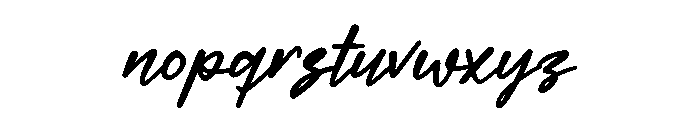 Hursttom Randolph Font LOWERCASE