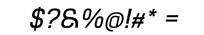 Hurufo & Numero Italic Italic Font OTHER CHARS