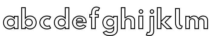 Hussar Simple Ghost Font LOWERCASE
