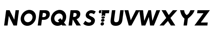 Hussar Techniczny Oblique Font UPPERCASE