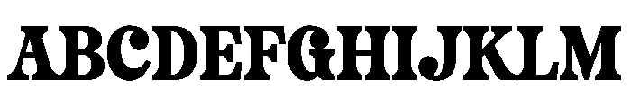 Husty Birds Font UPPERCASE