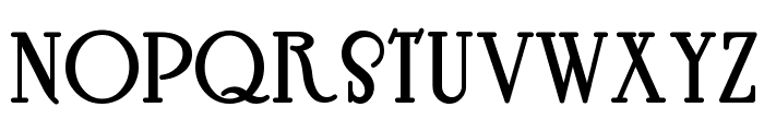 HutSutRalston Font UPPERCASE