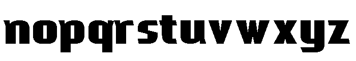 Huxley Max ExtraBlack Font LOWERCASE