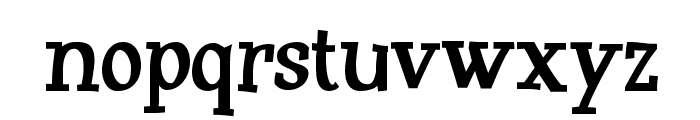 Huxtable-Regular Font LOWERCASE