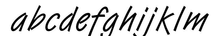 Hubert-Regular Font LOWERCASE