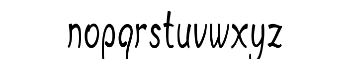 Huckstable-CondensedRegular Font LOWERCASE