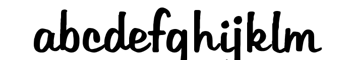 Hudson-Regular Font LOWERCASE