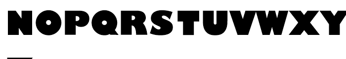 Humanist 521 BT Ultra Bold Font UPPERCASE