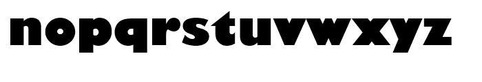 Humanist 521 Ultra Bold Font LOWERCASE