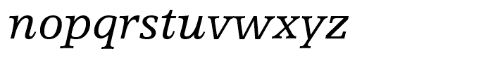 Humanist Slabserif 712 Italic Font LOWERCASE