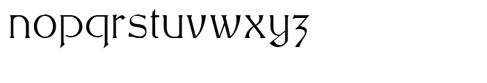 Hupp Antiqua NF Regular Font LOWERCASE
