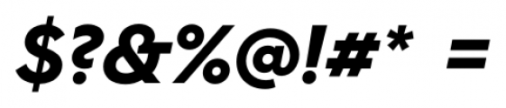 Hurme Geometric Sans 1 Bold Italic Font OTHER CHARS