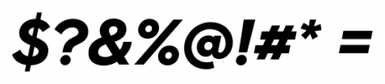 Hurme Geometric Sans 2 Bold Italic Font OTHER CHARS