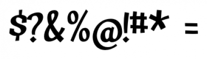 Huxtable Regular Font OTHER CHARS