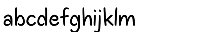 HU Hikiki KR Font LOWERCASE
