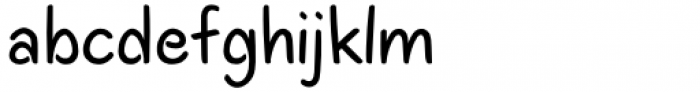 HU Hikiki Latin Medium Font LOWERCASE