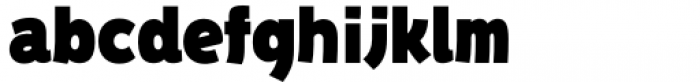 HU Ketchup Black Cyrillic Font LOWERCASE