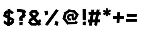 HU Masking Tape Font OTHER CHARS