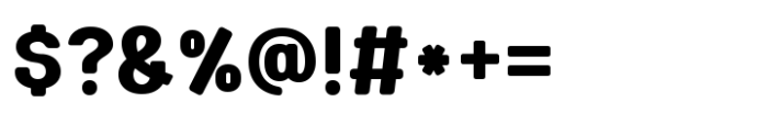 HU Retroround Extra Bold Font OTHER CHARS