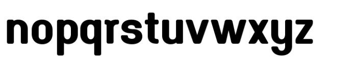 HU Retroround Extra Bold Font LOWERCASE