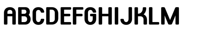 HU Retroround KR Bold Font UPPERCASE