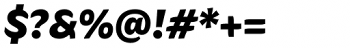 Hua Black Italic Font OTHER CHARS