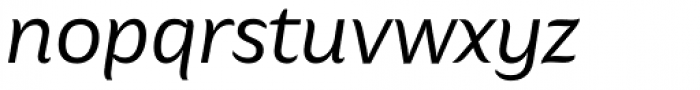 Hua Italic Font LOWERCASE